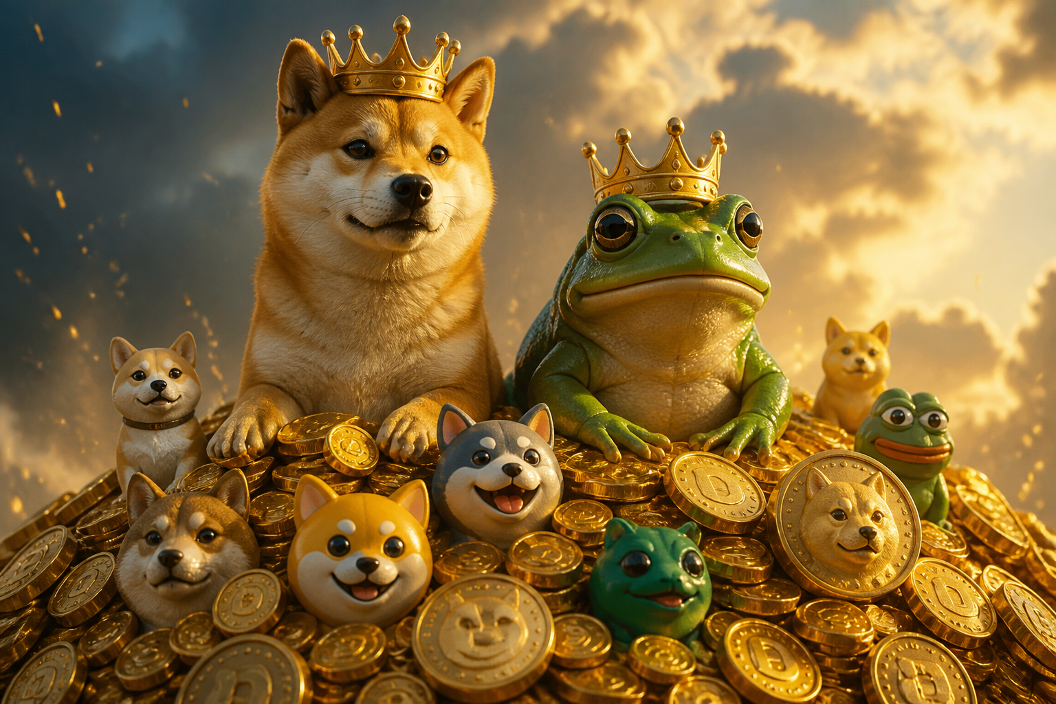 Meme Coin Market Update: PEPE, Dogecoin, and Solana Tokens Surge